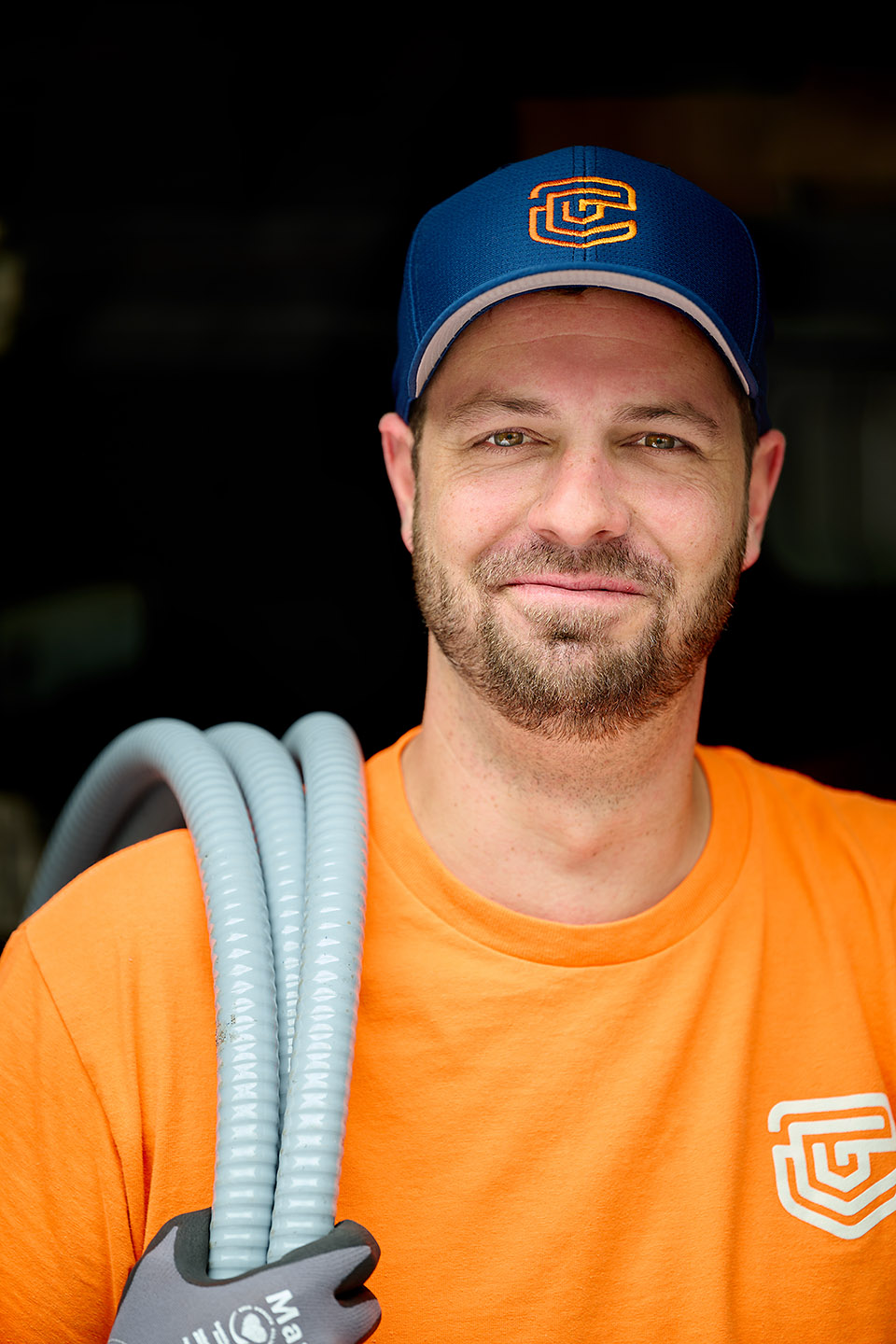 TC Controls technician in the field